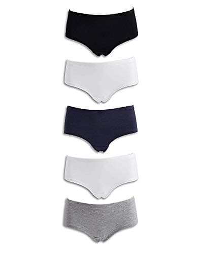 EmprellaCotton Underwear for Women, Lace Hipster Womens Panties Pack Regular - Plus Sizes