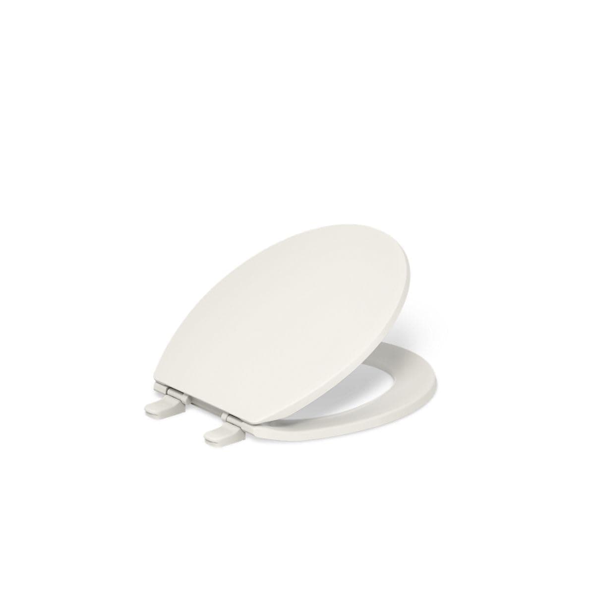 K-4775-96 Brevia with Quick-Release Hinges Round-Front Toilet Seat, Biscuit