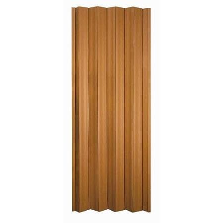 HomeStyles Regent Vinyl Accordion Door, 36" x 80", Fruitwood