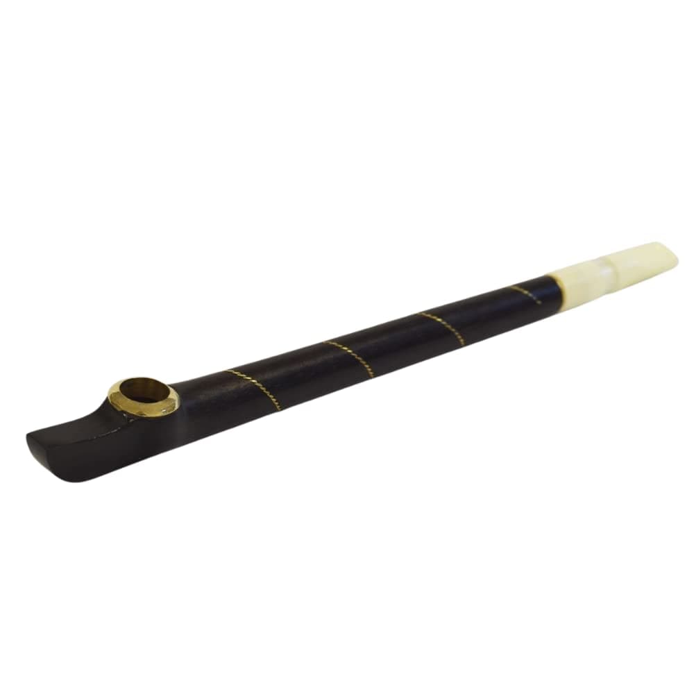 Dark Wood Medwakh Pipe for Dokha - 208
