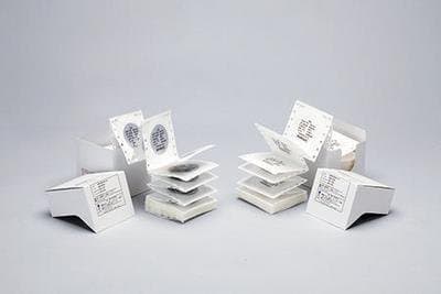 A045R047A-P Membrane Filter Without Pad, Sterile, Grid, Dispenser Band, 47 mm Diameter, Mixed Cellulose Esters, Black (Pack of 100)