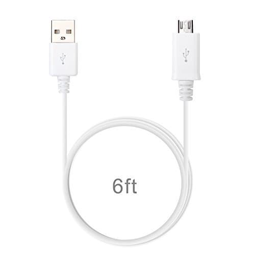LG V10 Charging Cable 6 Feet 2.0 A Male to Micro B Sync and Charger Cord