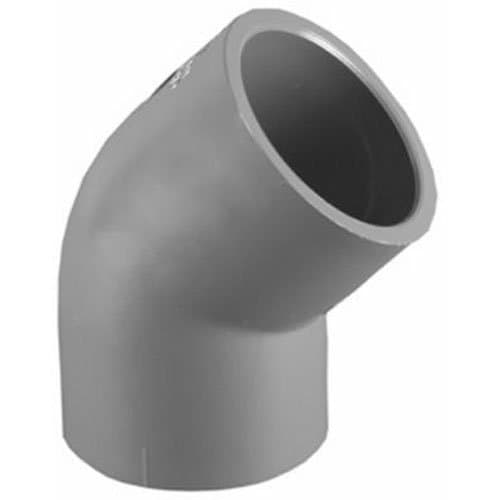 CHARLOTTE PIPE & FOUNDRY PVC 08309 2000HA 2" SCH80 45 Degree S x S Elbow
