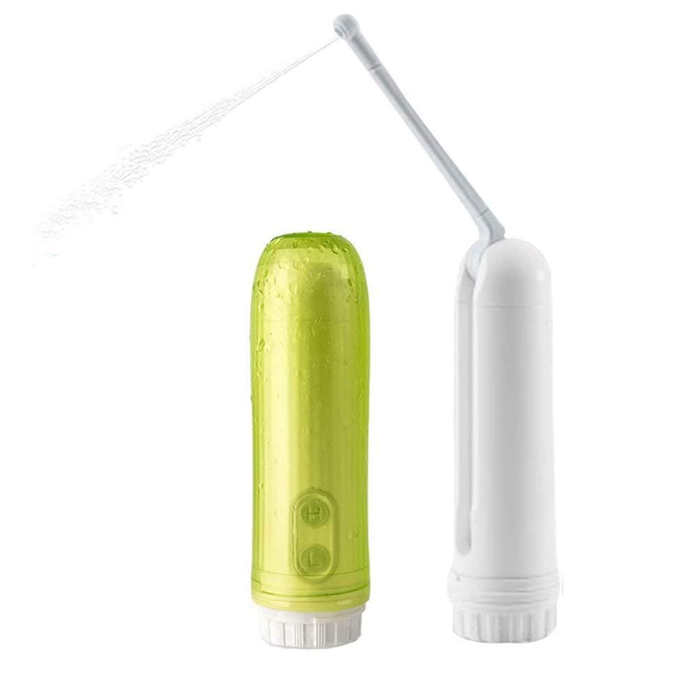 SORBO Portable Bidet for Travel Bidet for Women Electric Handheld Bidet Sprayer Toilet with 2 Pressure Options 180° Adjustable Nozzle for Personal Hygiene Cleaning Elders Outdoor Green