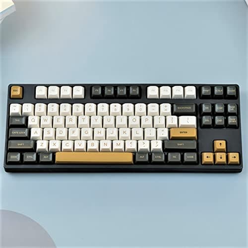 [Aifei] SA Profile Double Shot PBT Keycaps 172 Keys Set ANSI & ISO Layout Mechanical Keyboard for Cherry MX Gateron Kailh Switch (White MelGeek)