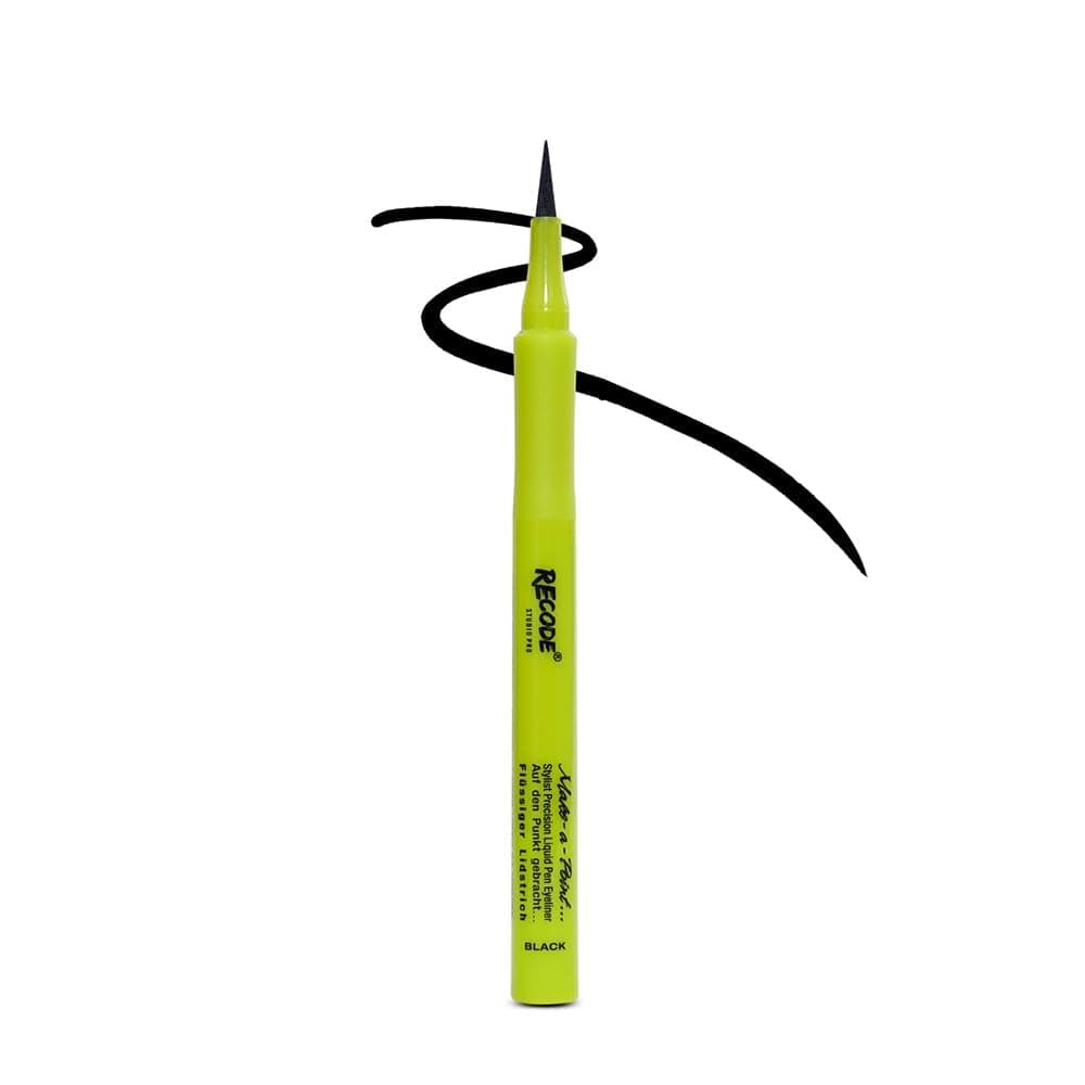 Recode Make A Point Sketch Pen Eyeliner | 1.2ml | 14hrs Long Lasting | Waterproof & Smudgeproof | Single Stroke Effect
