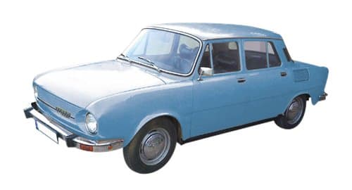 Herpa 066570 Skoda 110 L, Vehicles, Powder Blue