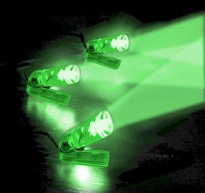 PC Lazer Beam LED Kit Green for Computer Case or Car