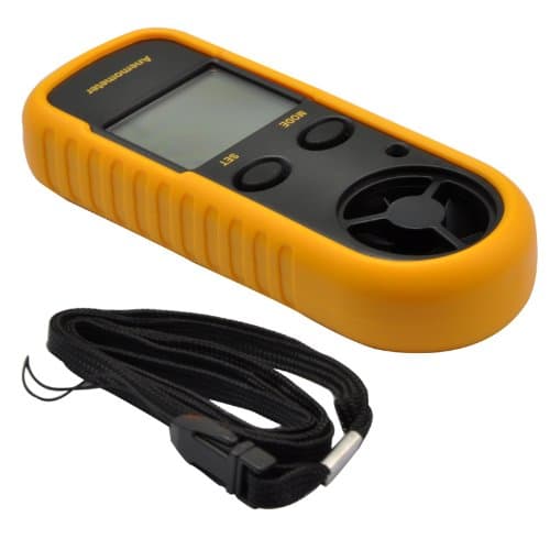 engdash GM816 LCD Digital Wind Speed Temperature Measure Gauge Anemometer (GM816)