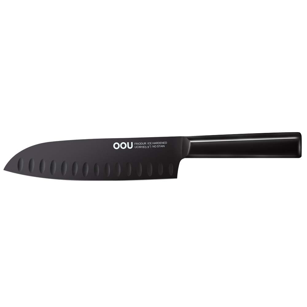 OOU Black Blade 7" Santoku Knife