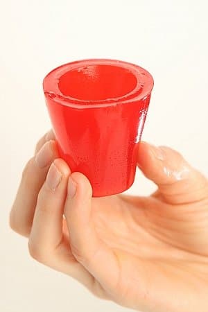Gummy Shot Glasses: 6 Pack - Cherry