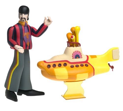McFarlane Toys Beatles Yellow Submarine Ringo with Yellow Sub Action Figure