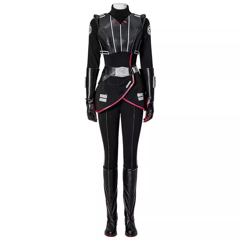 Seventh Sister Cosplay Outfit Battle Suit Inquisitor Costume Halloween Tunic Jedi with Accessories
