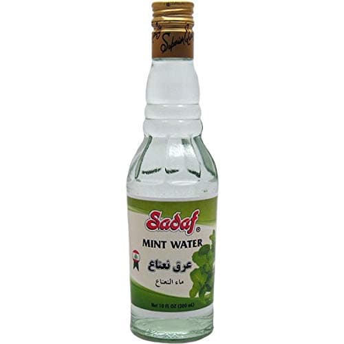 Sadaf Mint Water - Imported Mint Water for Cooking & Food Flavoring - Natural & Flavored - 10 oz Bottle