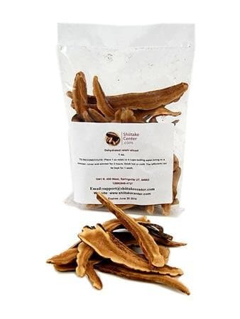 Dried Reishi Medicinal Mushroom Tea - 4 Oz Dry Japanese Reishi Fungi: Makes 16 Cups of Healing Herbal Tea