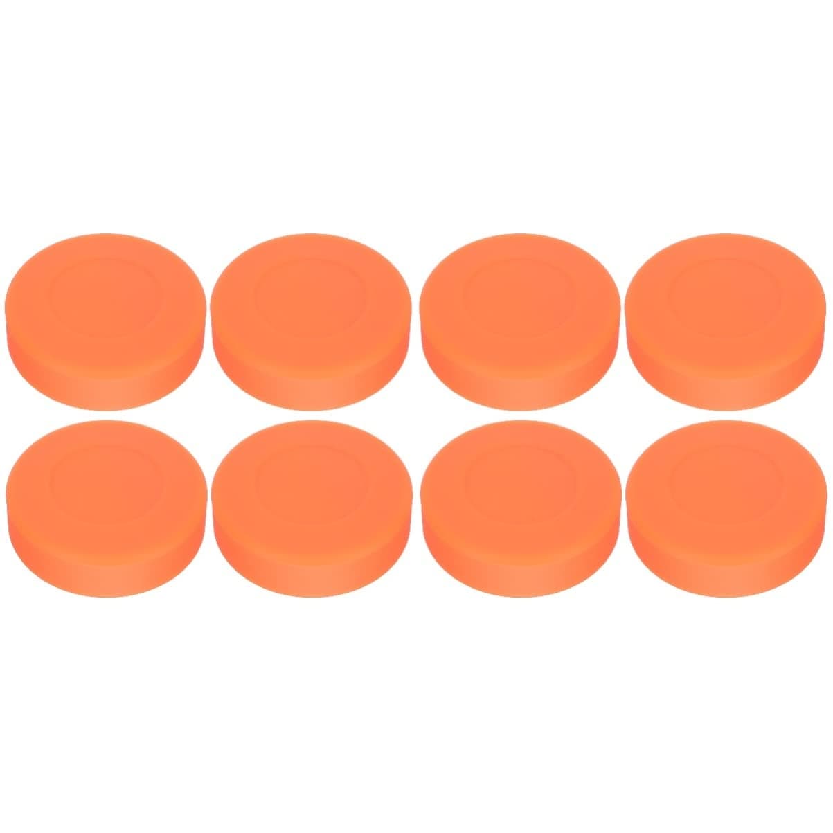 INOOMP 8pcs for Competition Daily Practicing Classic Supplies Game Professional and Accessory Pucks Balls, Training Rubber Hockey Puck Pucks, Balls Sports Fan Practice