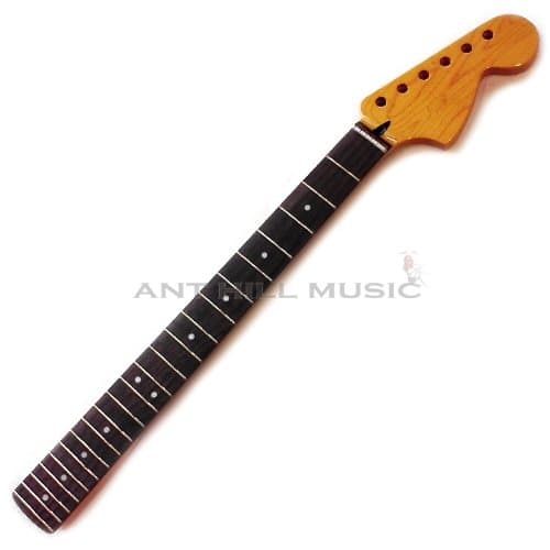 Mighty Mite Electric Guitar Neck - Jumbo CBS Strat Neck - Vintage Tint Rosewood
