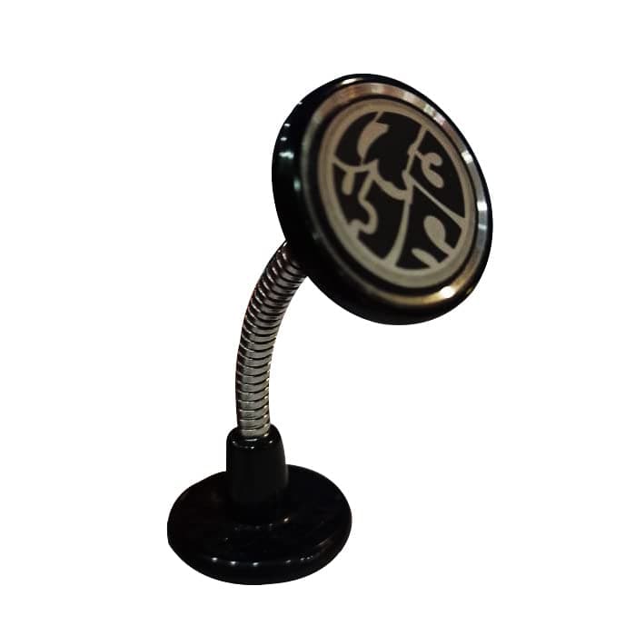 QubooMulugeta, Multifunctional Automobile Magnet Bracket Rotary Mobile Phone Holder Used for Inside the Car On his Desk (Black)