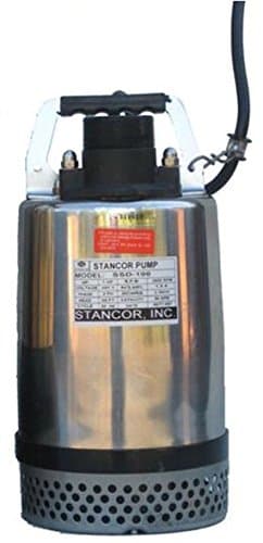 SSD-100/460/3 Avenger Series Submersible Dewatering (Center Line Discharge) Pump Model, 460V, 3 Phase, 1 hp, 2" Discharge, 50' Cable