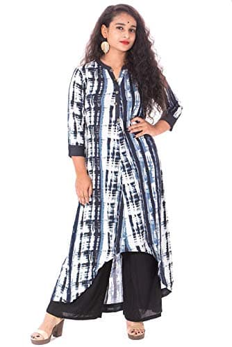 APRISHA Women's Printed layered Kurti