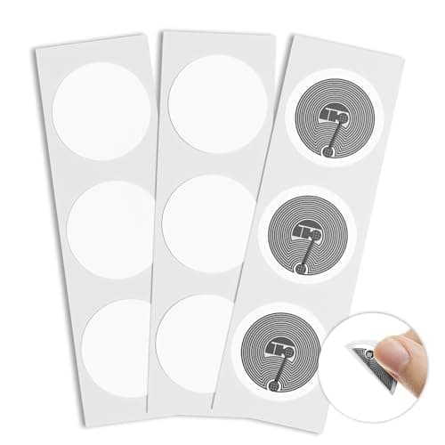 12 pcs NTAG215 NFC Stickers White