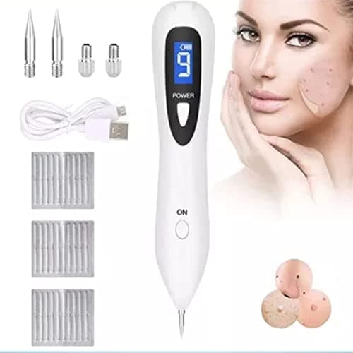 KIYO 9 Level Lcd Laser Plasma Pen for Face Skin Beauty, Dark Spot Remover Mole Tattoo Removal Machine Facial Freckle Tag Wart Removal Beauty Tool [multi colour]