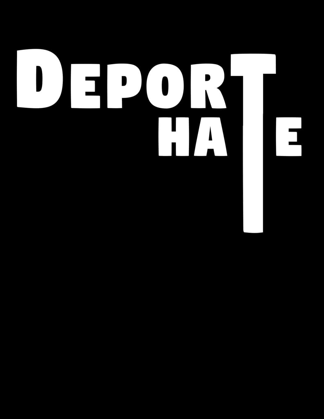 Deport Hate: Blank 120 page Anti Racism and Fascism journal