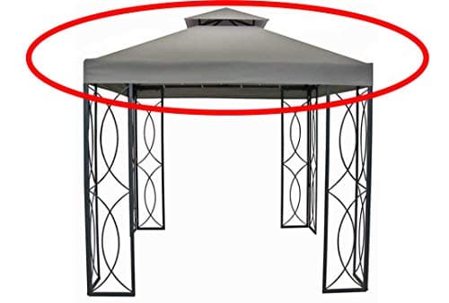 Garden Treasures 300D High Grade Replacement Canopy for 8ft x 8ft Gazebos (Square)