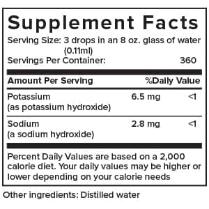 Alkalife Alkaline pH Booster Drops, 1.25 oz Bottle by Alkalife