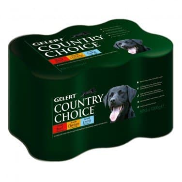 Gelert Country Choice Adult Dog Variety in Jelly Dog Food 6 x 1200g