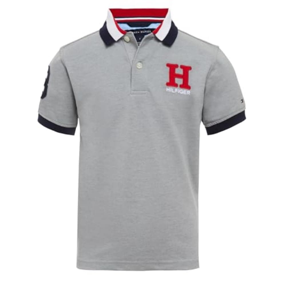 Boys' Short Sleeve Premium Pique Polo Shirt, Button Closure, Soft & Comfortable