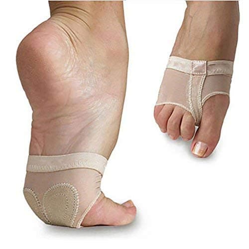 Amatt Ballet Foot Tongs, Breathable Paw Shoes Half Sole Forefoot Belly Foot Thongs for Kids Dance