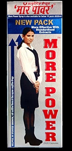 MORE POWER Ayurvedic Capsules More Effective for Stunted Height Growth Pack of 1