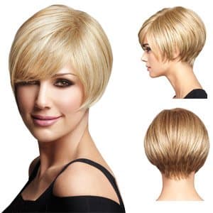 Lux WOW Wigs : Asymmetric (#1203) (Platinum Blonde (23R))