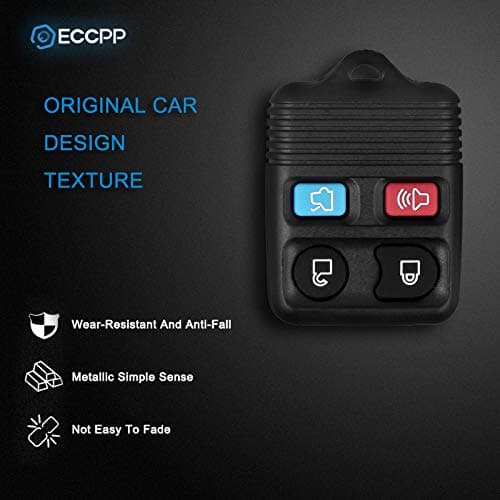 ECCPP 1X Keyless Entry Car Remote Key Fob Transmitter Replacement fit for Ford Escape Escort Expedition Explorer Focus/Lincoln Aviator LS Navigator Town Car/Mercury Cougar Mariner Montego CWTWB1U331