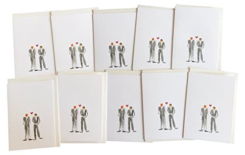 Gay Wedding Cards Men Getting Married Greeting Cards from GayaCards, Multipack, For a Very Special Day, Get these Beautiful Cards Now!
