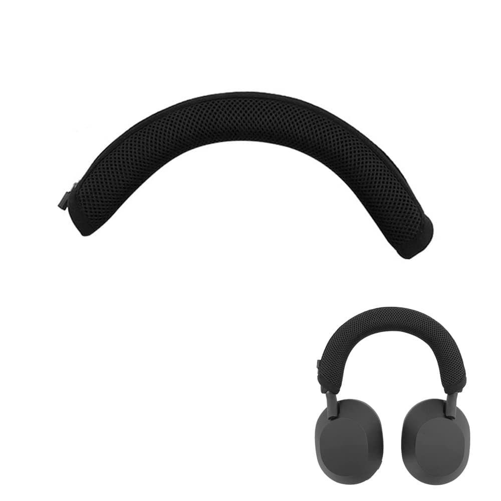 Headband Cover Pad for Sony WH-1000XM5 Headphone Replacement Headband Cushion Protective Sleeve(Black)