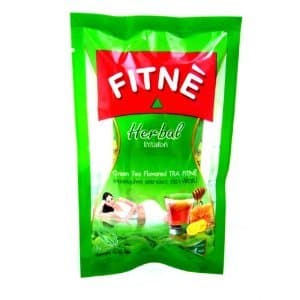 4 TEA Bags Fitne Herbal Infusion Green Tea Flavor Slimming Weight Loss Control Made in Thailand