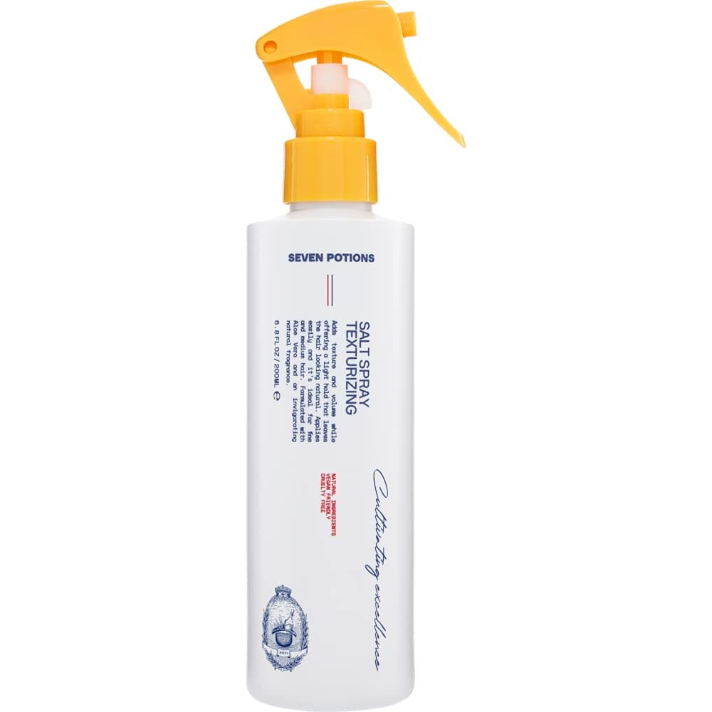 Salt Texturizing Spray For Men 6.8 fl oz - Matte Finish - Texturized Hold Which Works Perfect As Styling Product Primer - Water Based - Texture & Volume - Natural, Vegan, Cruelty Free