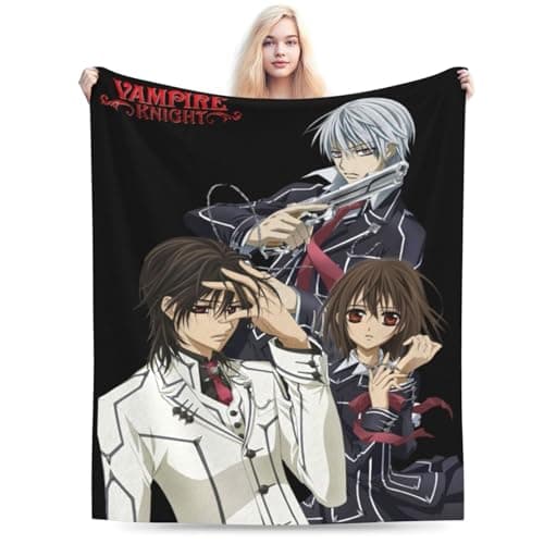 Vampire Knight Blanket Anime Lightweight Microfiber Flannel Throw Blankets Bedroom Sofa Air Conditioning Blanket (50"x 40")