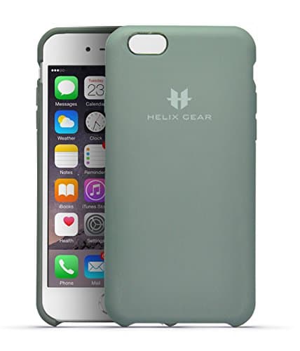 Helix Gear Air Touch Smartphone Case for the iPhone 6/6s - An Exceptionally Well Designed, Soft Touch Case - includes Helix Gear’s Comprehensive 1 Year Customer Protection Program (Grey)