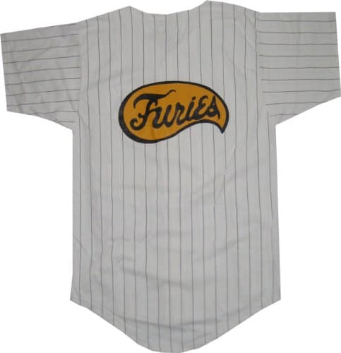 The WarriorsFuries Pinstriped Baseball Jersey [Apparel] White