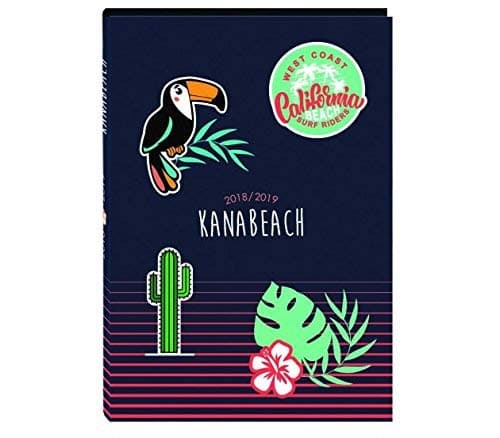 Oberthur – 1 Agenda Journalier Illustrated Kanabeach Toucan – Seven Seven 2018 2019-12 x 17 cm