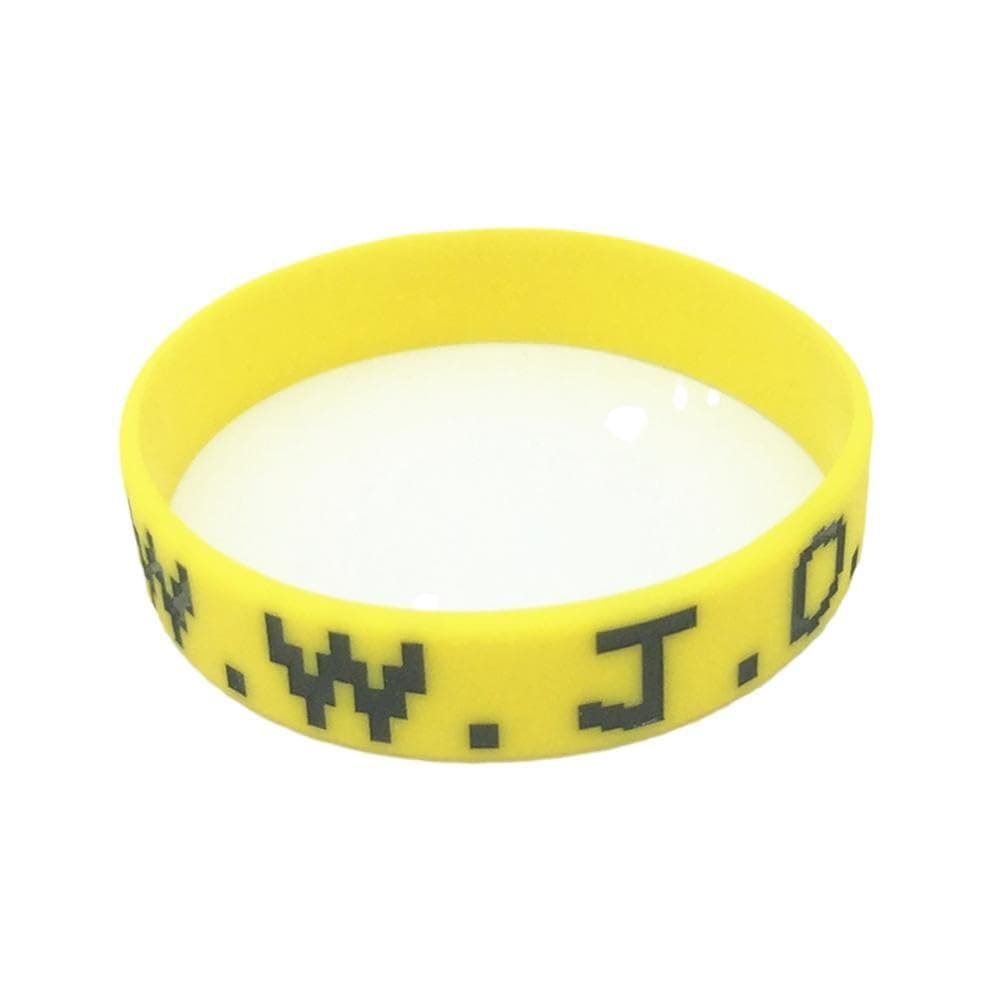 Caiyao WWJD Bracelet What Would Jesus Do Braided Silicone Rubber Wristbands Bracelets Protection Pray Inspirational Bracelet for Women Men