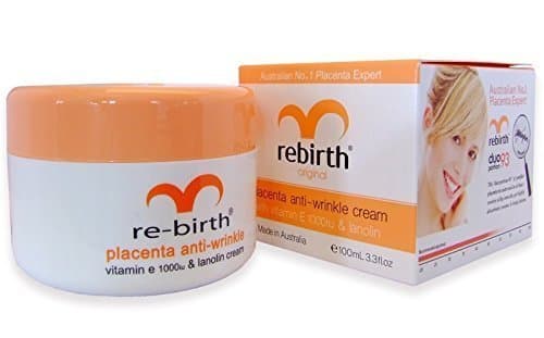 Placenta Anti-wrinkle Cream by Lanopeal Rebirth 3.3 fl.oz (Placenya Anti-Wrinkle Vitamin E) by Rebirth Original