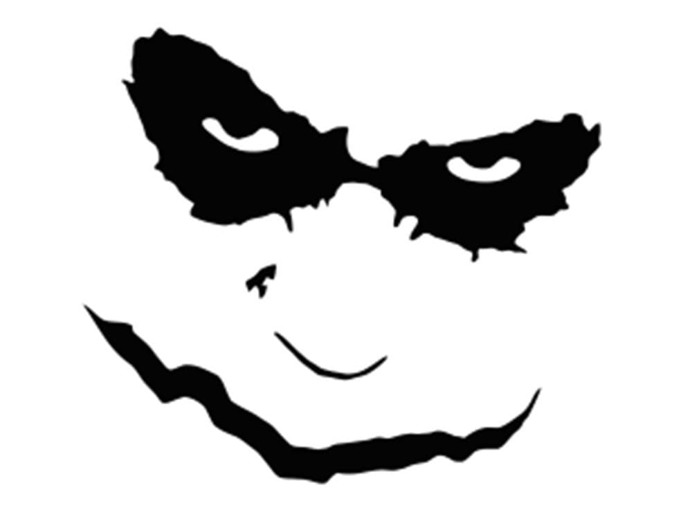 Crack In Time - Mouth - Joker - DW - Vinyl Decal