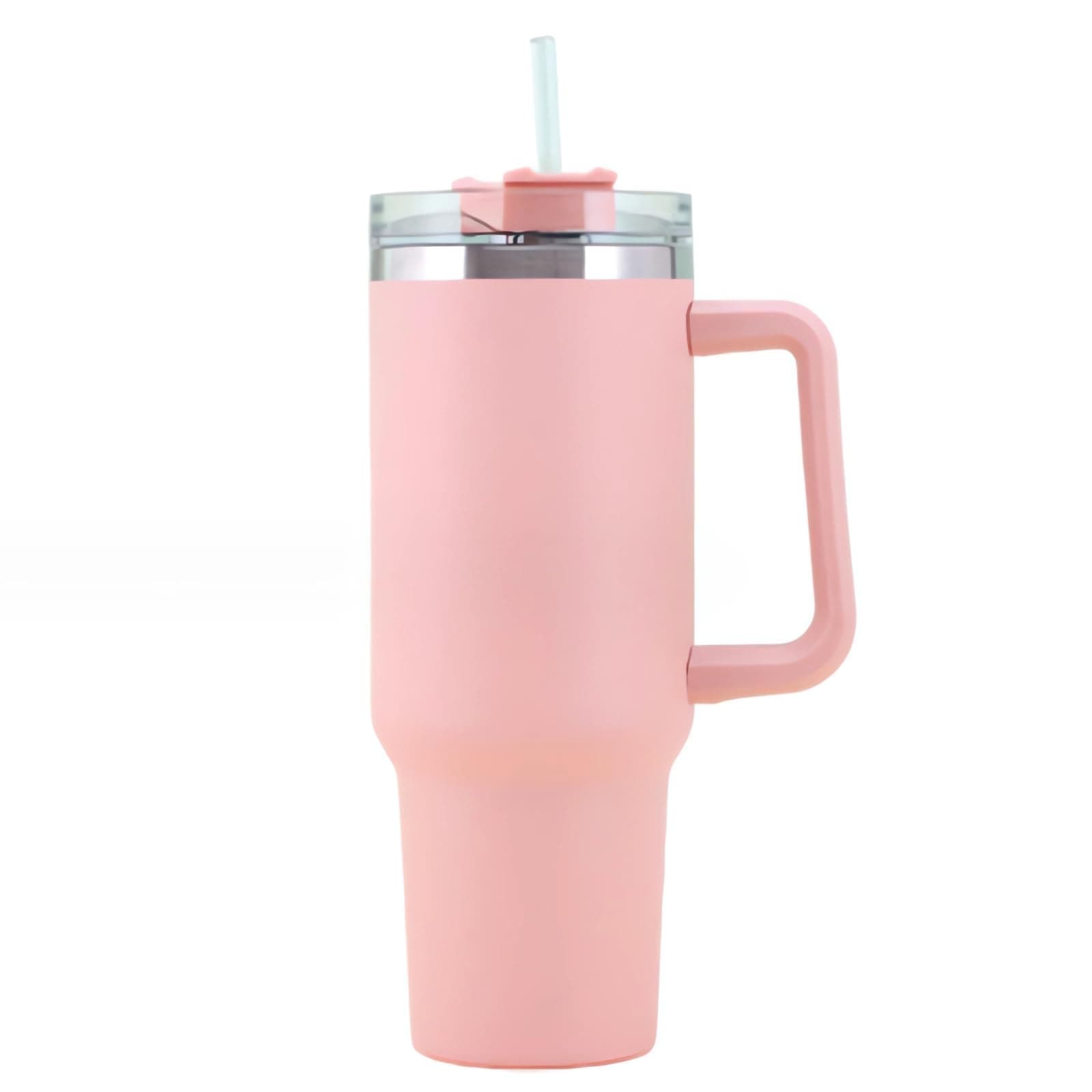 OYDASStanl cup 40oz(1200ml), stanl water bottle,Stanl Tumbler with Handle,Stainless Steel Vacuum Insulated Tumbler with Lid and Straw,Sports Water Bottle Jug,Travel Coffee Mug(Pink)