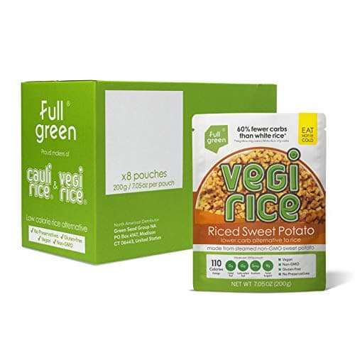 Sweet Potato Vegi Rice - Fullgreen - Low Carb Sweet Potato Veggie Rice (7.05 oz) (8 Count)