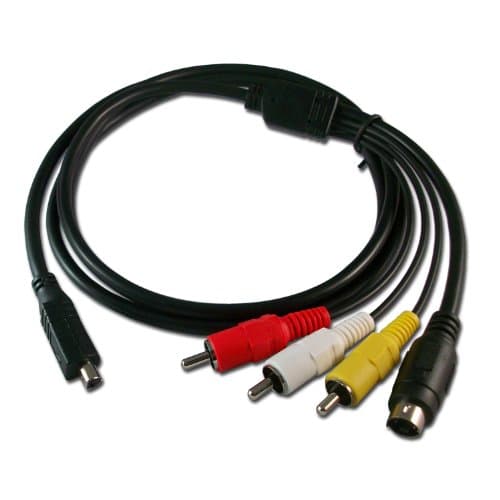 dCables Sony Handycam DCR-HC30 AV Cable - TV Video Cord for Sony Handycam DCR-HC30