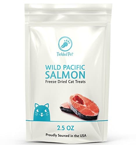 TickledPet Wild Pacific Freeze Dried Salmon Cat & Dog Treats 2.5oz